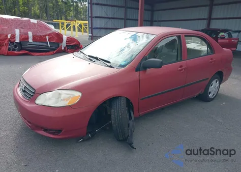 2003 Toyota Corolla Ce из США, поврежденный, VIN JTDBR32E830042123